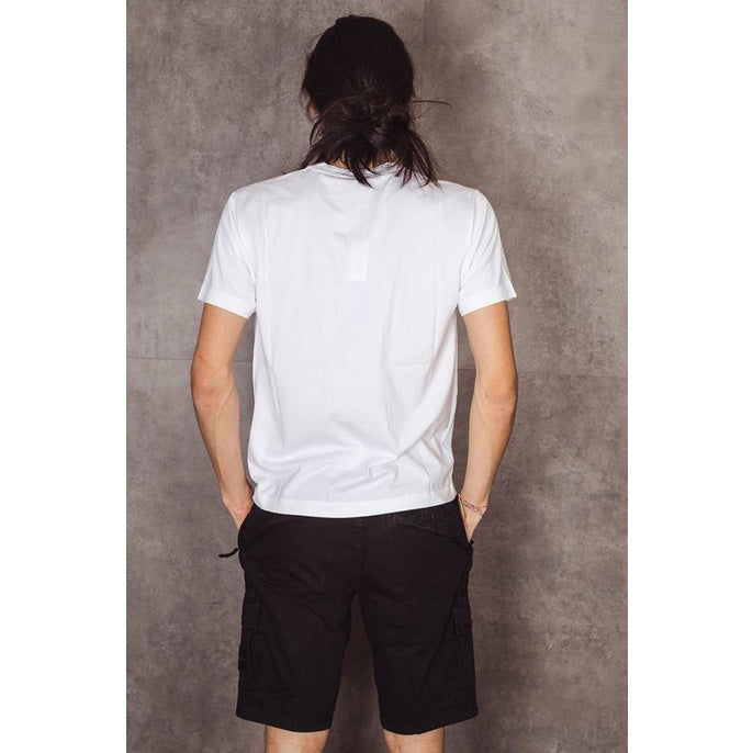 Stone Island T-shirt 24113 60/2 Cotton Garment Dyed White ORIGINAL