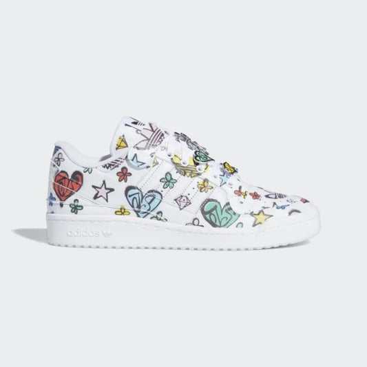 Adidas Jeremy Scott Forum 84 Low Mono Cloud White GX9668
