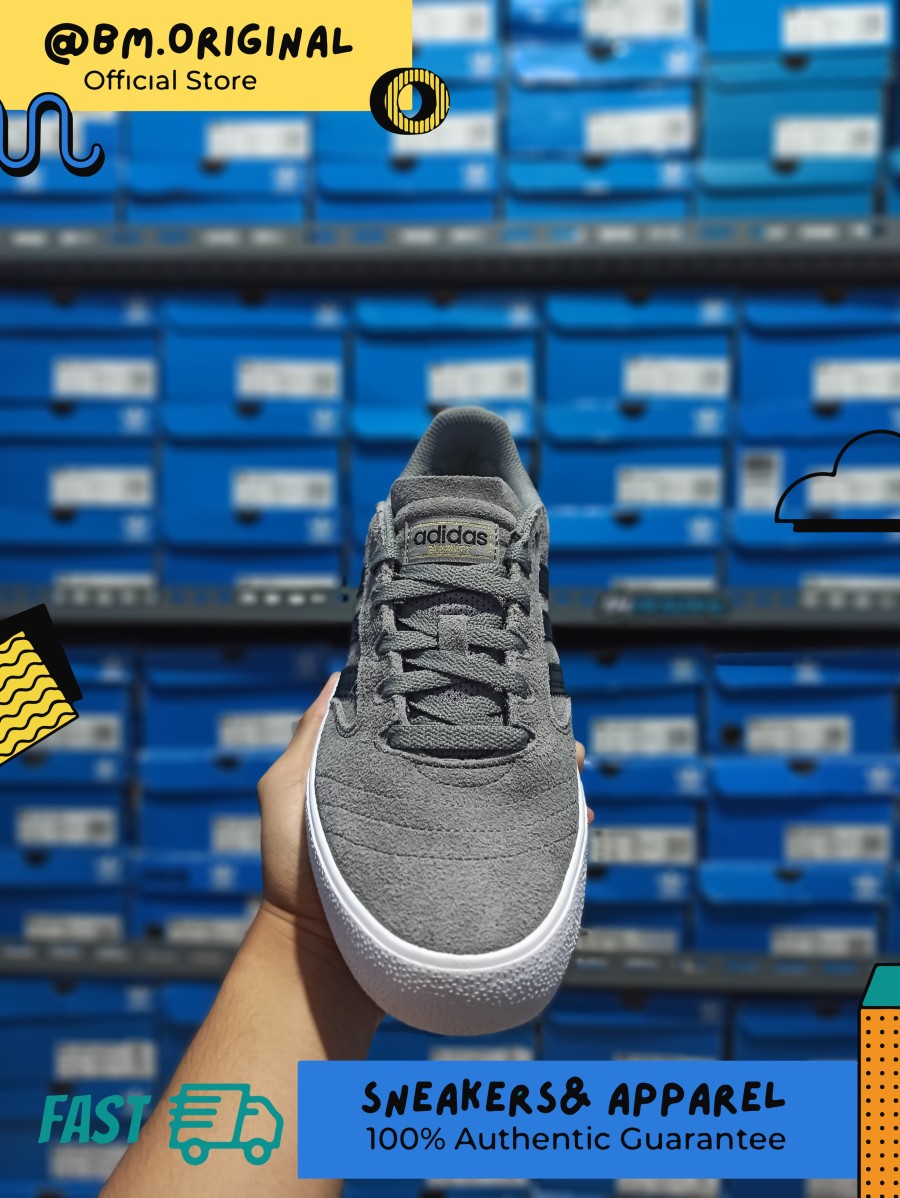 Adidas Busenitz VULC II Grey Three Core Black ORIGINAL GW3189
