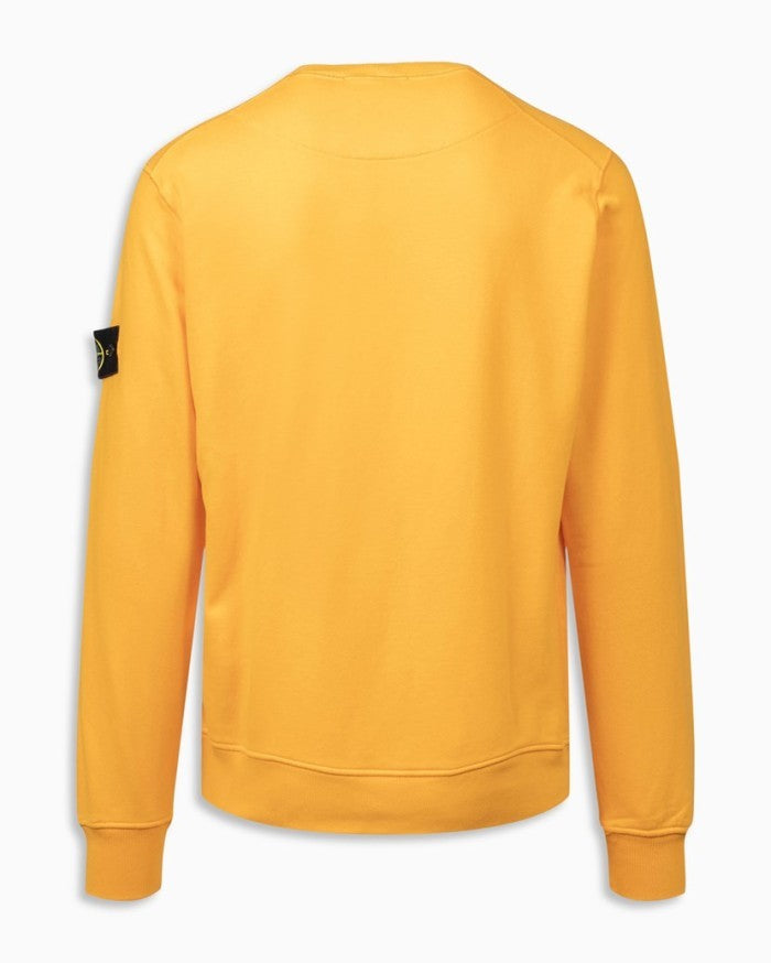 Stone Island Crewneck Yellow Patch Logo ORIGINAL 771563020 V0030