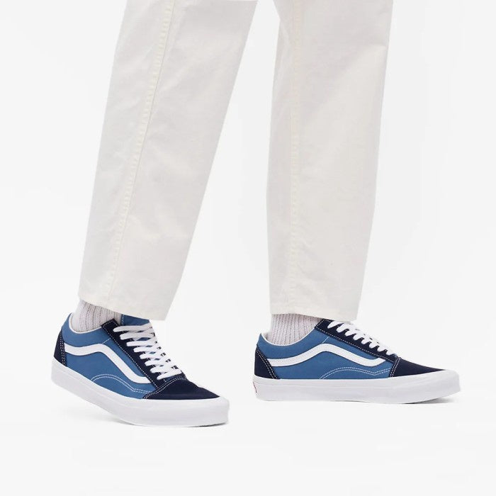 VANS VAULT UA OG OLD SKOOL LX NAVY ORIGINAL VN0A4P3X5OC