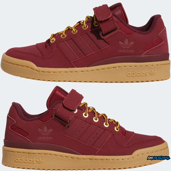 Adidas Forum Low Collegiate Burgundy Maroon Gum ORIGINAL GX7077