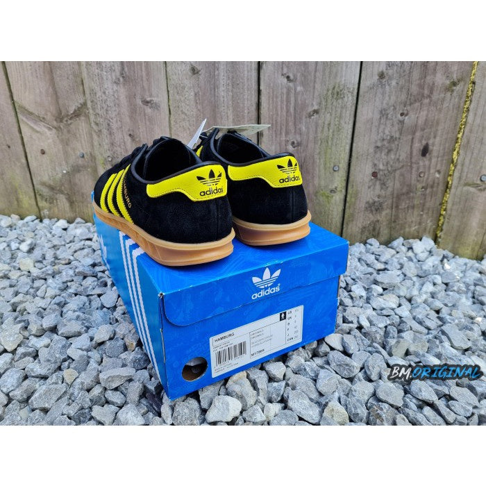 Adidas Hamburg OG Core Black Yellow Gumsole ORIGINAL M17869