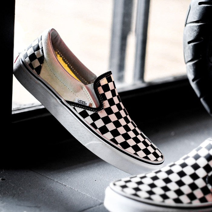 Vans Slip On Classic Checkerboard Black White ORIGINAL