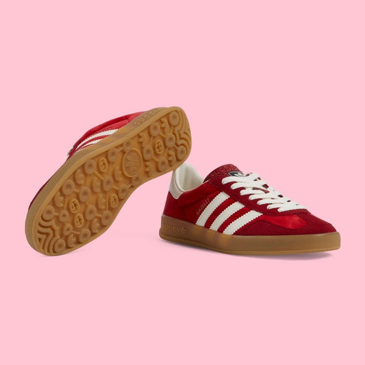 Adidas Gucci Gazelle Indoor Burgundy Red Exclusive 707864 9STU0