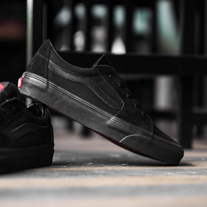 Vans Sk8 Low Classic Black Black Red