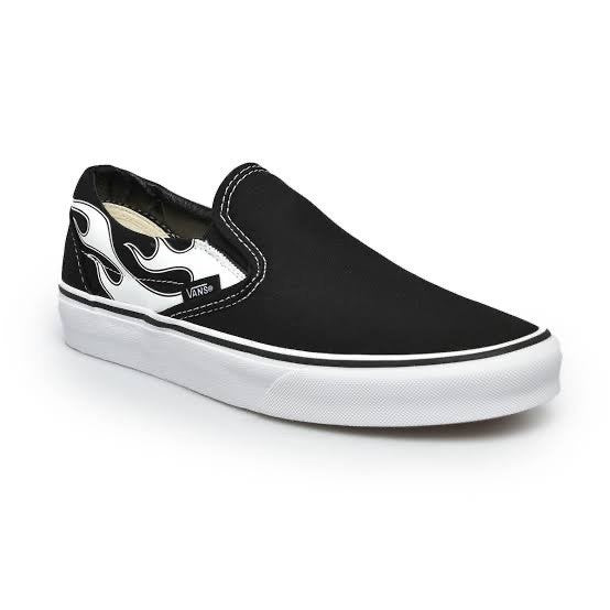 Vans Slip On Flame BW