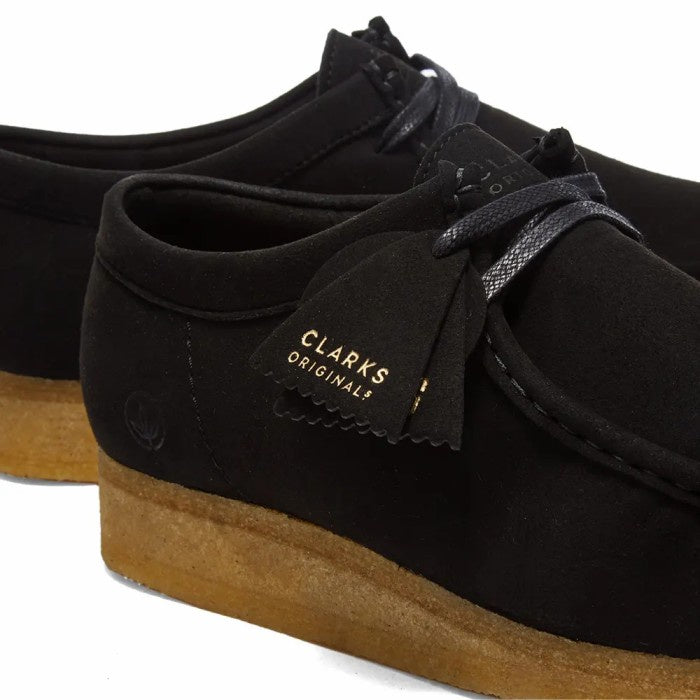 CLARKS ORIGINALS WALLABEE VEGAN BLACK VEGAN