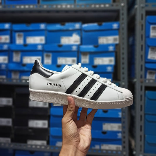 Adidas Superstar x Prada White Black FW6680