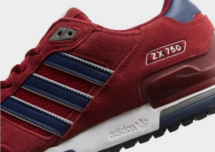 Adidas ZX 750 Light Maroon Ink Navy White Exclusive