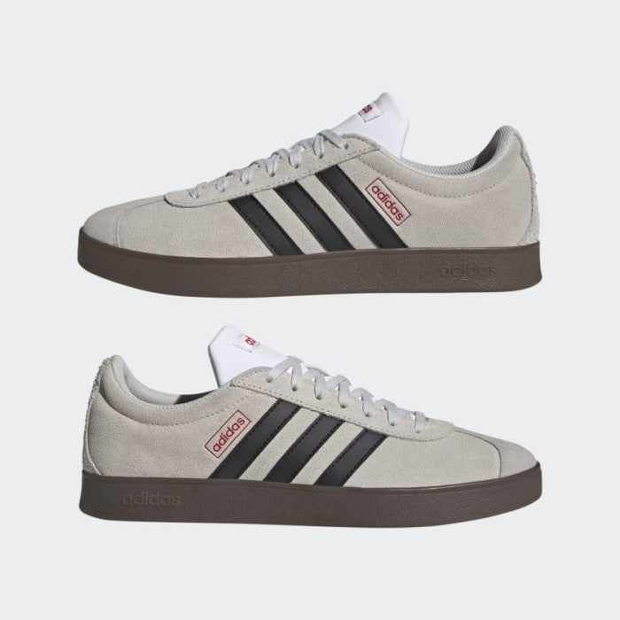 Adidas VL Court Lifestyle Skateboarding Suede Grey One Core HQ1802