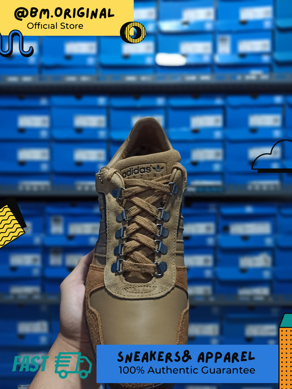 Adidas Hiaven SPZL Timber Cardboard Trace Olive HQ1133