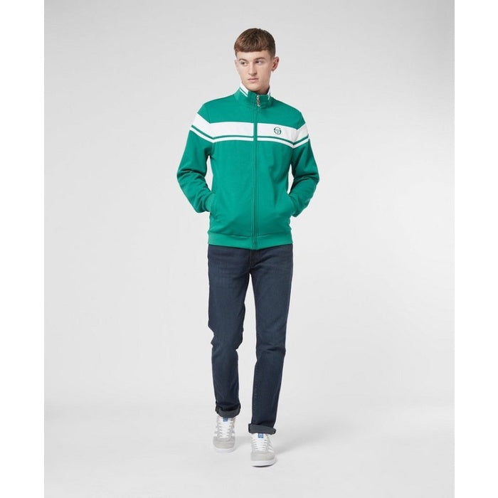 Sergio Tacchini Damarindo Track Top Green White ORIGINAL