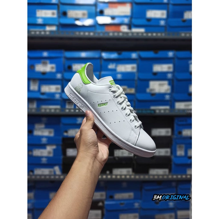 Adidas Stan Smith x Kermit The Frog White Green ORIGINAL FX5550 – BM STORE  ORIGINAL FOOTWEAR
