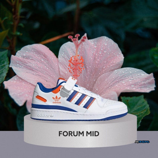 Adidas Forum Mid Low White Blue Orange ORIGINAL