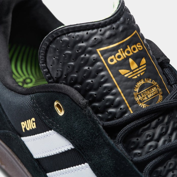 Adidas Puig Black White Green Gumsole ORIGINAL FV5932