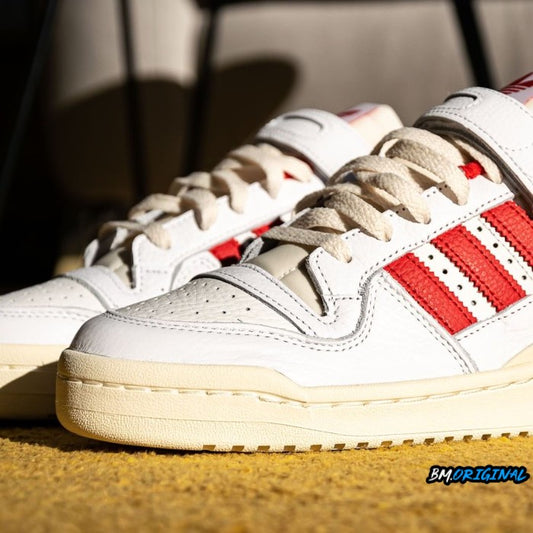 Adidas Forum 84 Low Cloud White Vivid Red Indonesia ORIGINAL GY5848