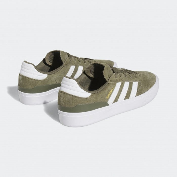 Adidas Busenitz VULC II Olive Strata White Gold Metallic HQ2020