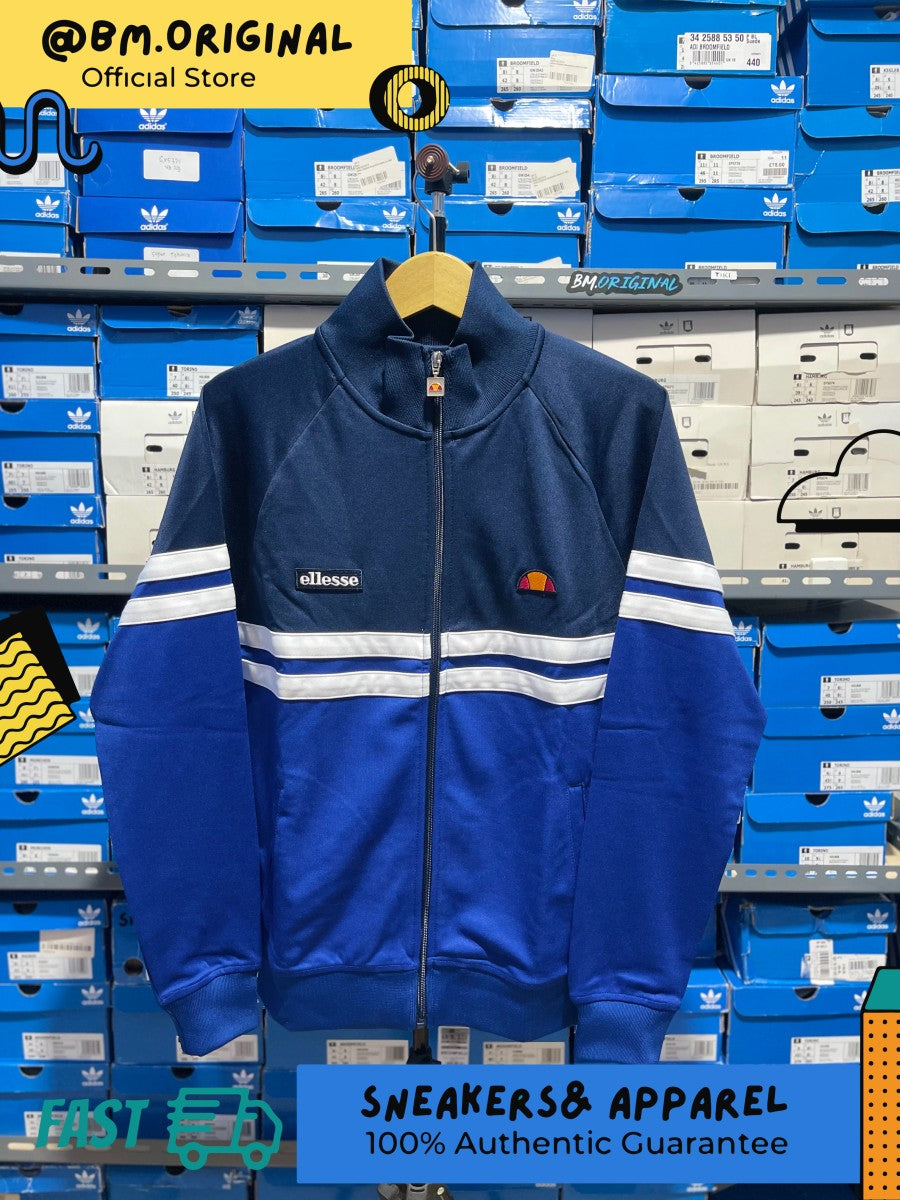 Ellesse Ellesse Rimini Bex 83 Track Top Navy Royal 80s Casual ORIGINAL