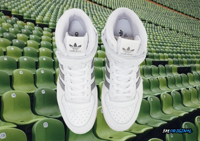 Adidas Forum Mid High Mid White Gray Gumsole Exclusive ORIGINAL