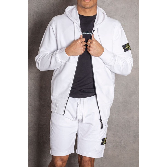 Stone Island Hooded Sweatshirt White 64251 ORIGINAL