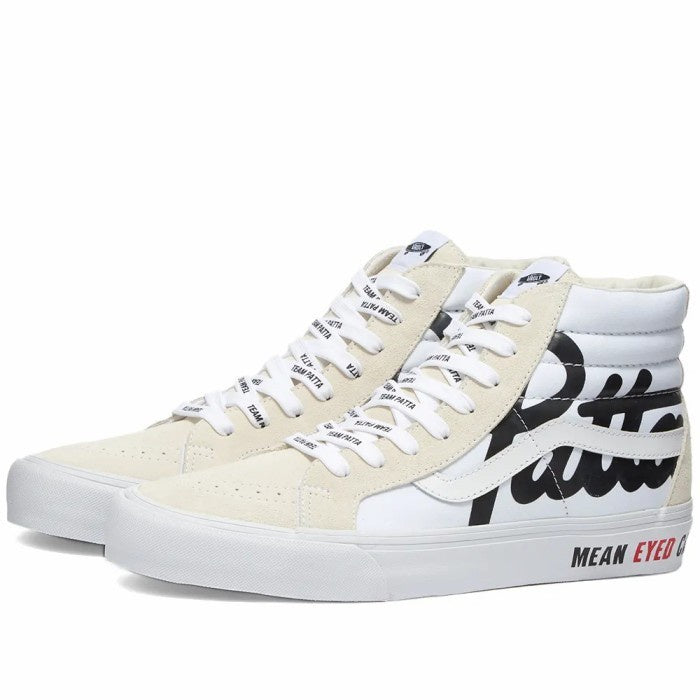 VANS VAULT X PATTA UA SK8-HI REISSUE LXWHITE BLACK VN0A4BVH5WW