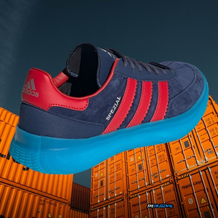 Adidas Spezial Handball Navy Lush Red Lush Blue ORIGINAL