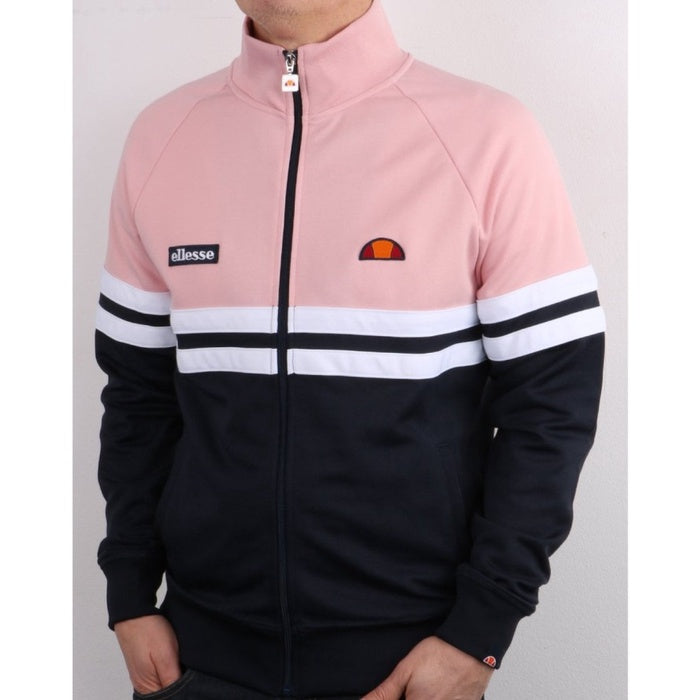 ELLESSE RIMINI TRACK TOP NAVY PINK 80s CASUAL ORIGINAL