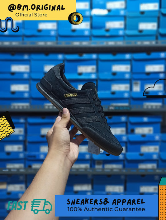 Adidas Jeans OG Black All BLACK Textile Gumsole Exclusive