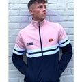 ELLESSE RIMINI TRACK TOP NAVY PINK 80s CASUAL ORIGINAL