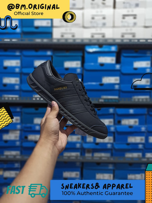 Adidas Hamburg Core Black Gold Metallic FX5668