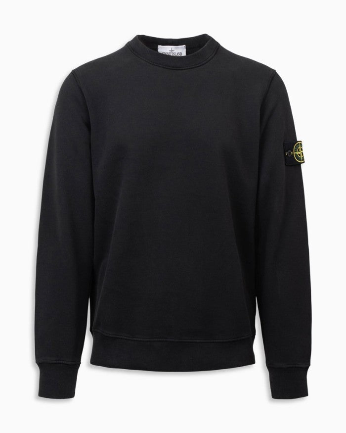 Stone Island Crewneck Black Logo Patchwork ORIGINAL 771563020 V0029