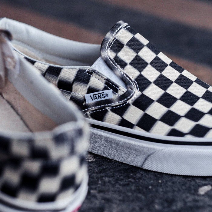 Vans Slip ON Blurr Checkerboard Black / White ORIGINAL