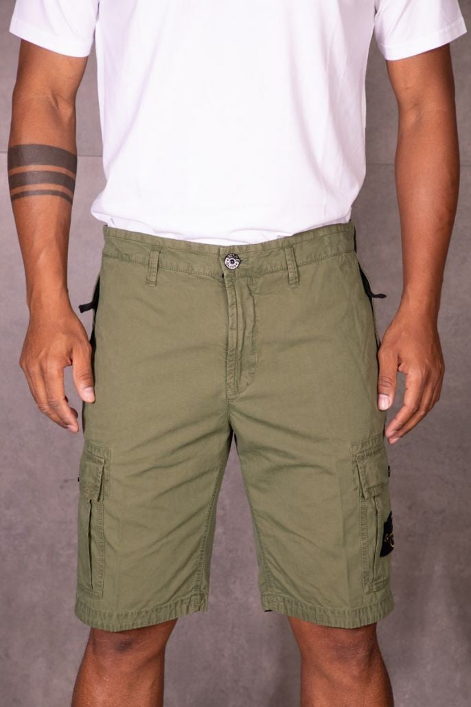 Stone Island L11WA Bermuda Cargo Pants V0158 ORIGINAL