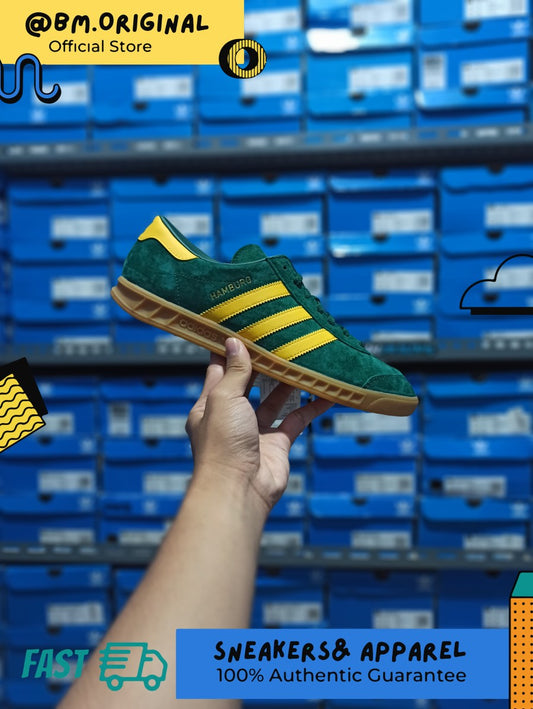 Adidas Hamburg OG Collegiate Green Yellow ORIGINAL GW5752