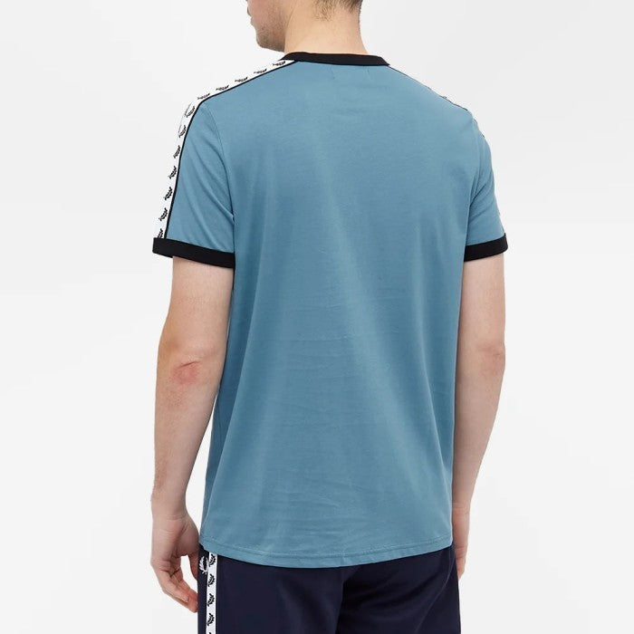 Fred Perry Taped Ringer Tee Ash Blue M6347