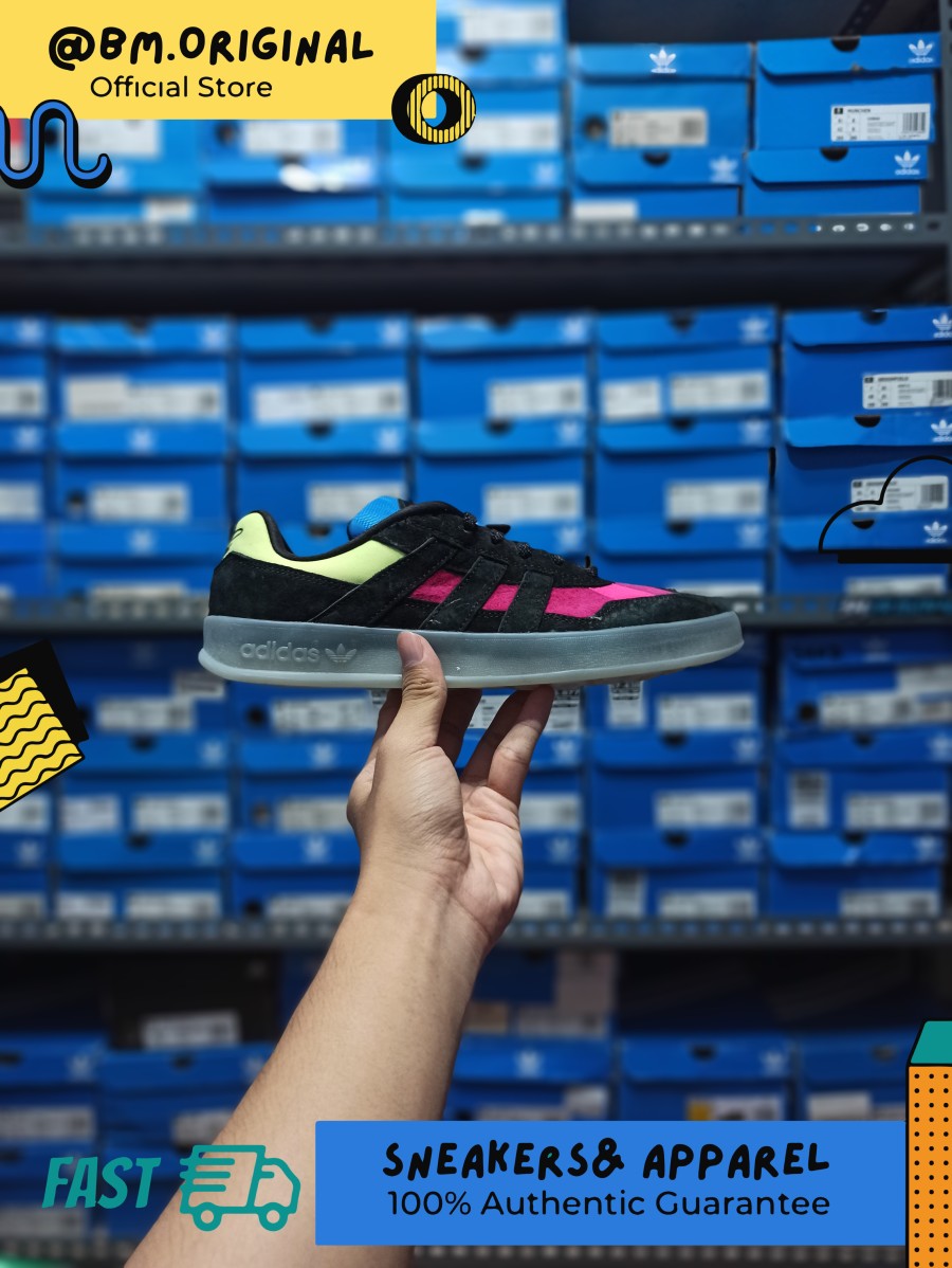 Adidas ALOHA Shock Pink Core Black Frozen Yellow ORIGINAL GZ2769