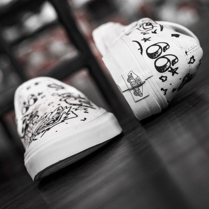 Vans Slip On U-Colour Tatto True White