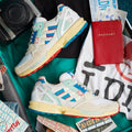 adidas Zx 9000 Trainers Os White Cream White Mint Original