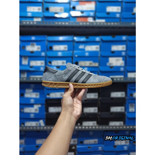 Adidas Hamburg OG Grey Three Black Gumsole ORIGINAL GW5751