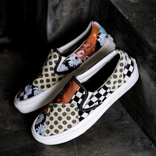 Vans Slip On Tiger Patchwork