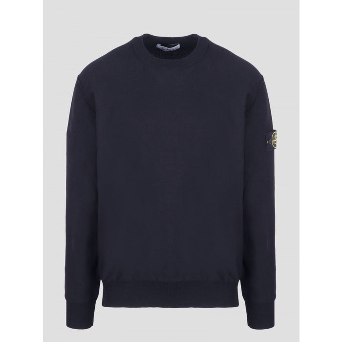 Stone Island Piquet Sweater Navy Blue ORIGINAL 7615516B2 V0020