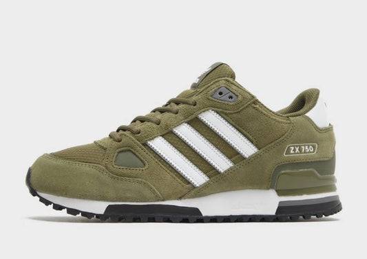 Adidas ZX 750 Green Olive White Blacksole Exclusive