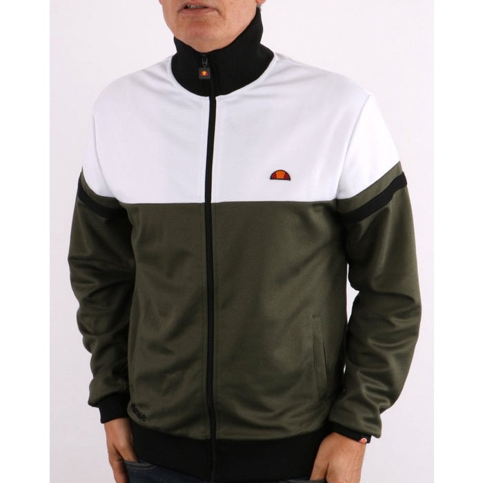 ELLESSE CARLOZ TRACK TOP DARK GREEN 80s Casual ORIGINAL