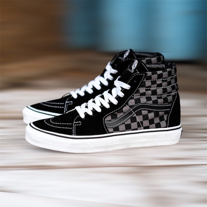Vans Sk8 Hi Checkerboard Black / Pewter ORIGINAL