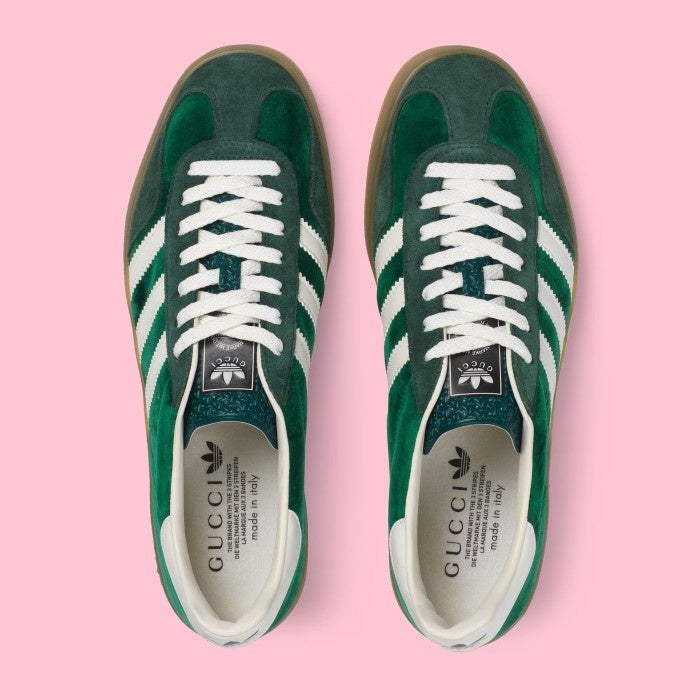 Adidas Gucci Gazelle Indoor Green White Exclusive ‎707848 9STU0
