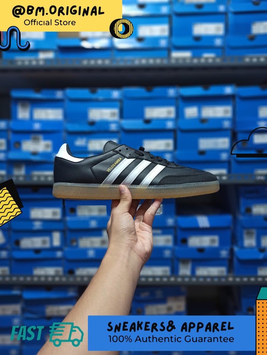 Adidas Velosamba Vegan Core Black White Cycling Shoes ORIGINAL GY5597