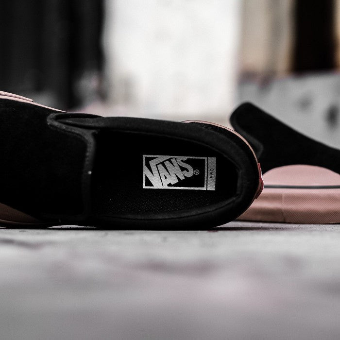 Vans Slip On Pro Black Suede Gum Sole ORIGINAL