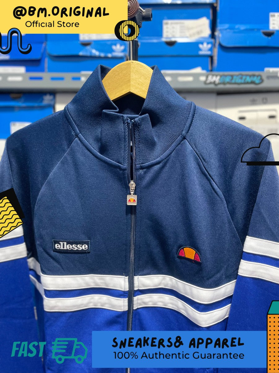 Ellesse Ellesse Rimini Bex 83 Track Top Navy Royal 80s Casual ORIGINAL