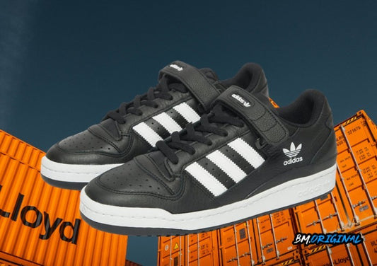 Adidas Forum Low Leather Black White Exclusive ORIGINAL